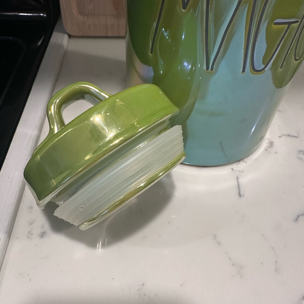Green Ceramic Magic Jar Rae Dunn - Picture 5 of 6